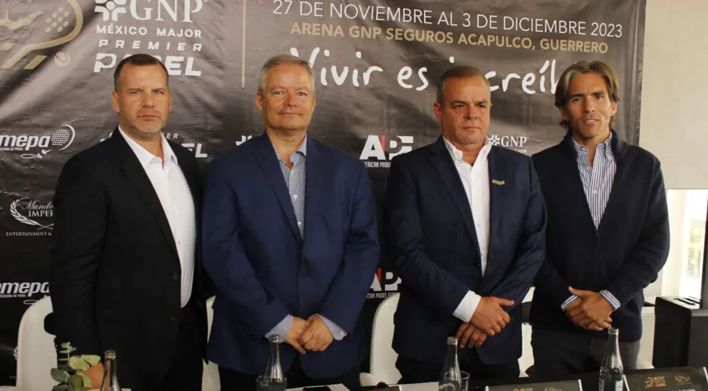 Presentan participantes del torneo Premier Pádel 2023