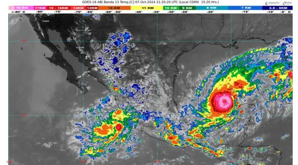 Aeropuertos en México y Estados Unidos suspenden operaciones por huracán Milton