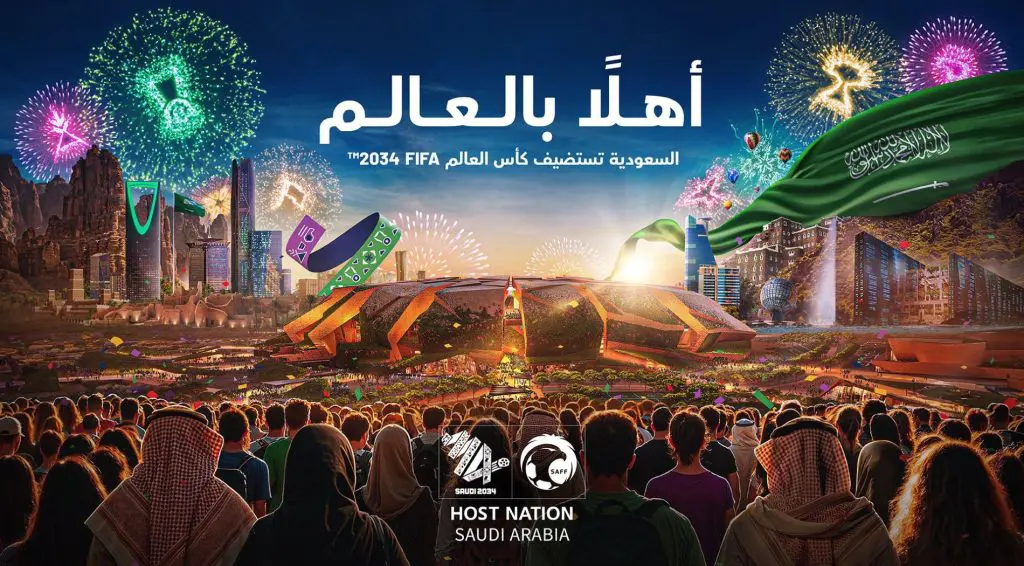 Arabia Saudita será sede del Mundial 2034