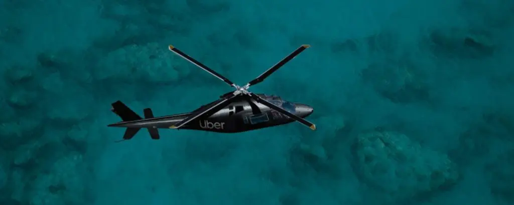 Uber lanza helicópteros y barcos privados en la Costa Amalfitana este verano Uber Copter en Italia.
