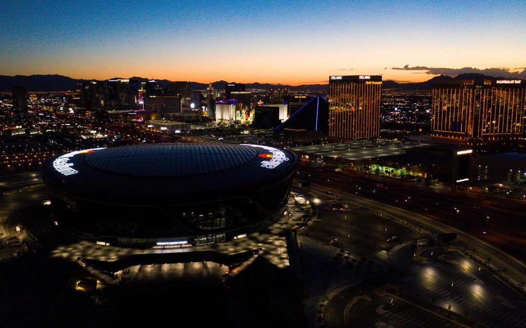 Allegiant Stadium, hogar de Las Vegas Raiders.