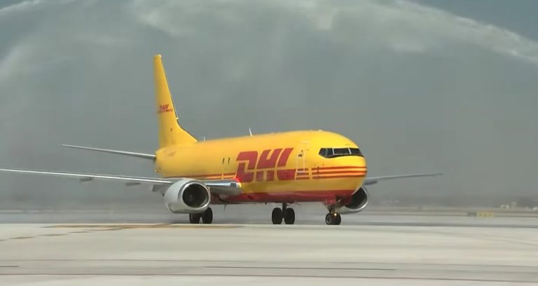 dhl realiza priemr vuelo al AIFA