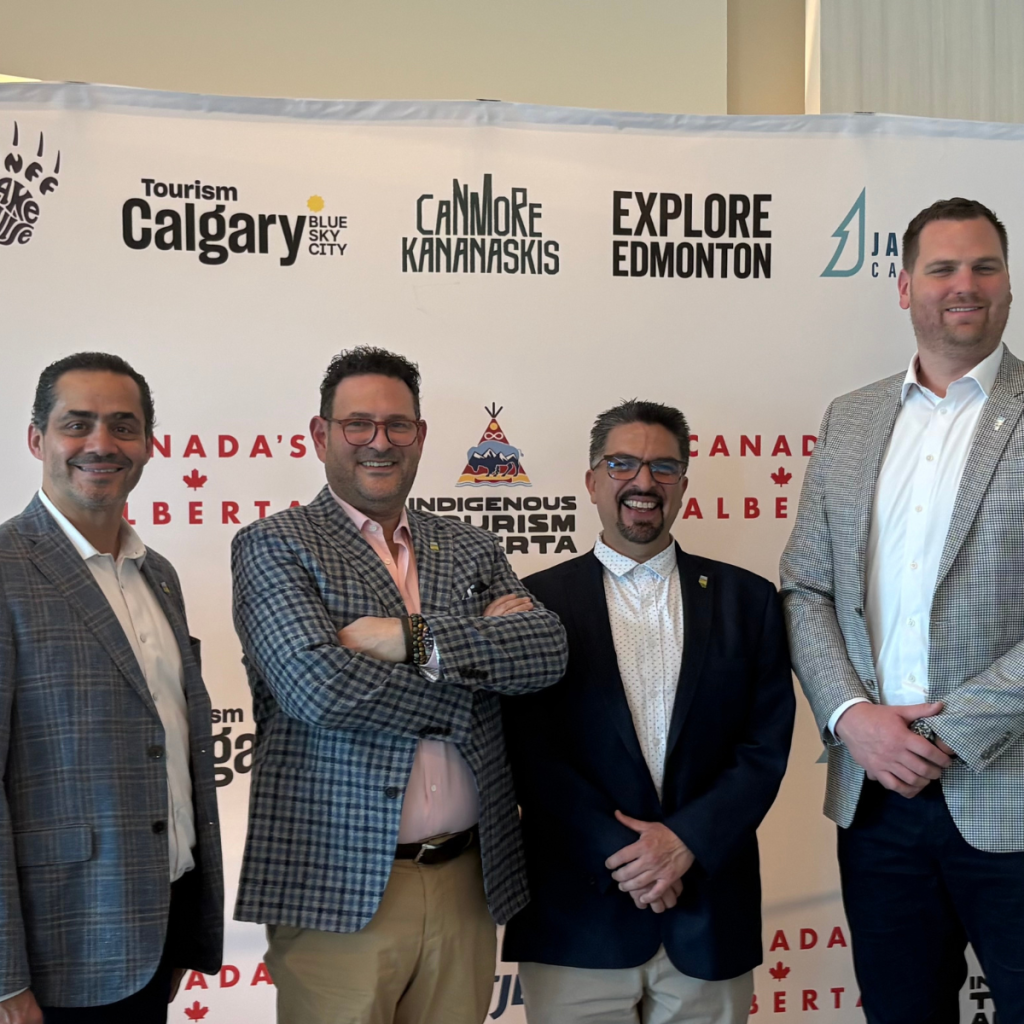 Directivos de Travel Alberta durante su visita a Ciudad de México, junto con su agencia de representación en México, Ad Nova. 