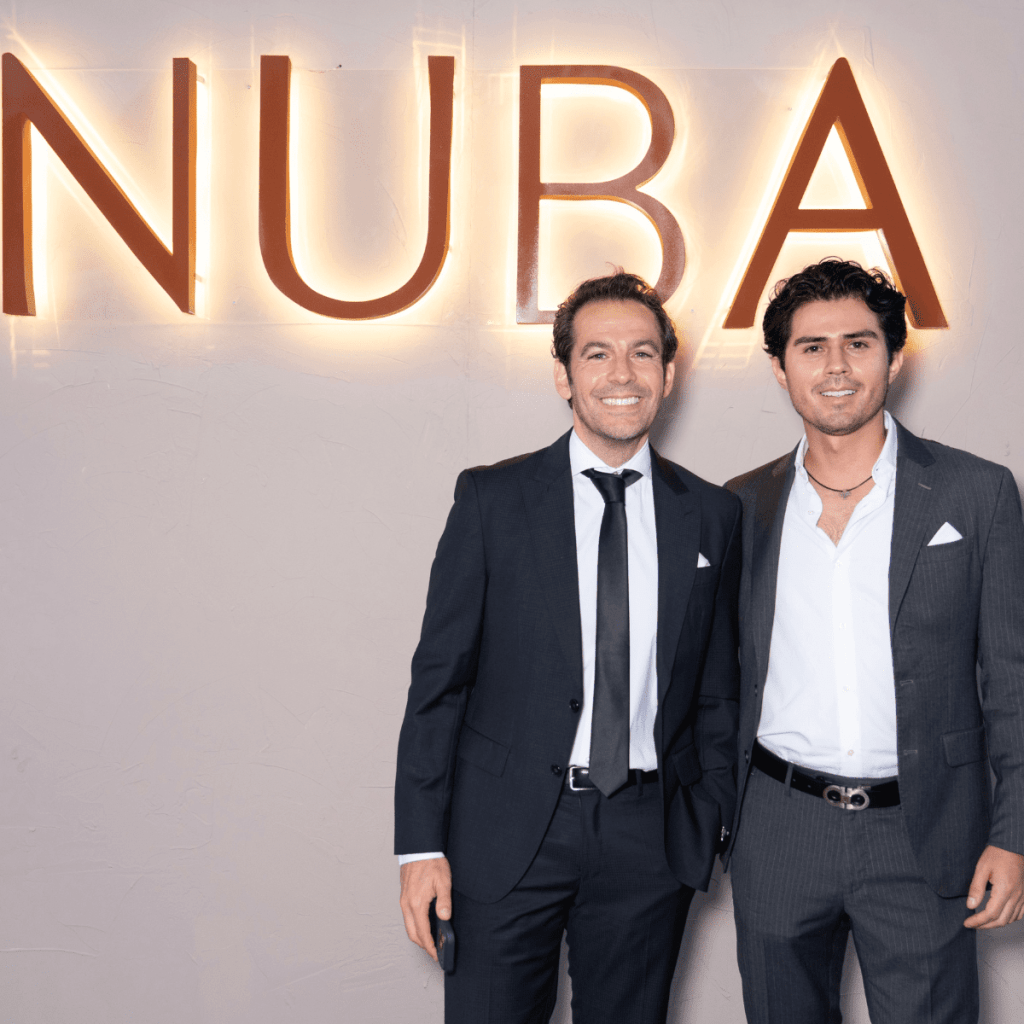 Mario Del Duca, Managing Director Americas; Mauricio Fernández, Commercial Director Mexico; y Diego Muñoz, Head of Marketing Americas de NUBA, además de Travel Advisors y figuras clave de la industria turística y del lujo.